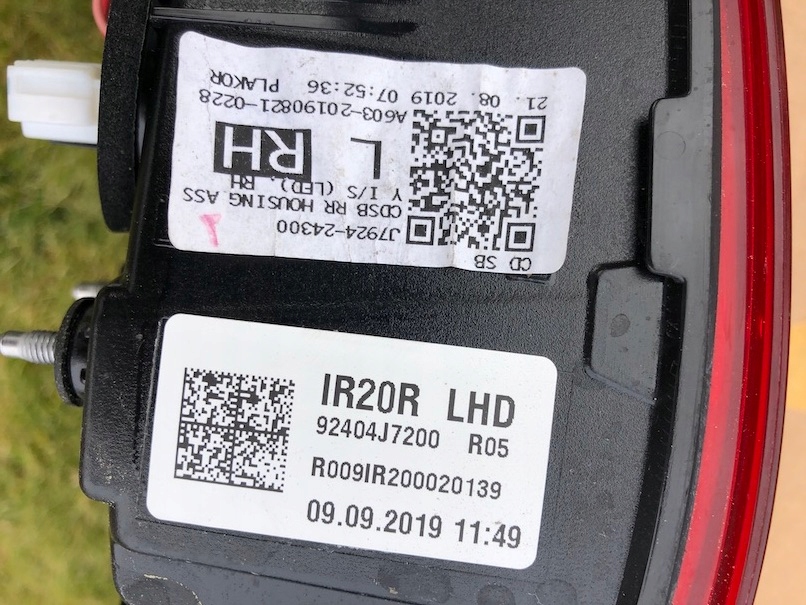 фото №12, Kia proceed iii 18- лампа права задня w кришка