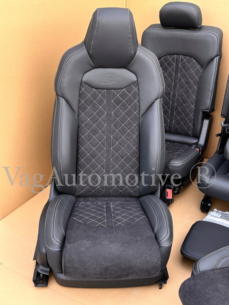 фото №7, Сидіння audi q7 sq7 recaro s-line оббивка alcantara nappa europa 2016-2024