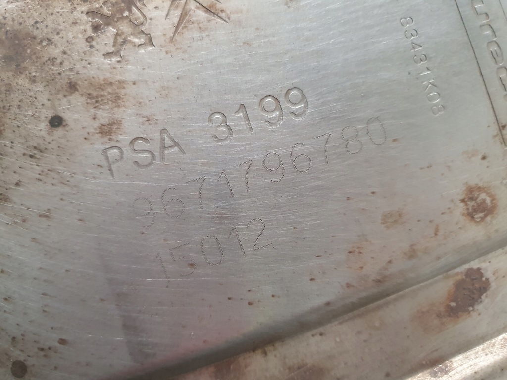 фото №9, Гасник вихлоп система випускний гібрид hybrid citroen ds5 2.0 hdi 9671796780