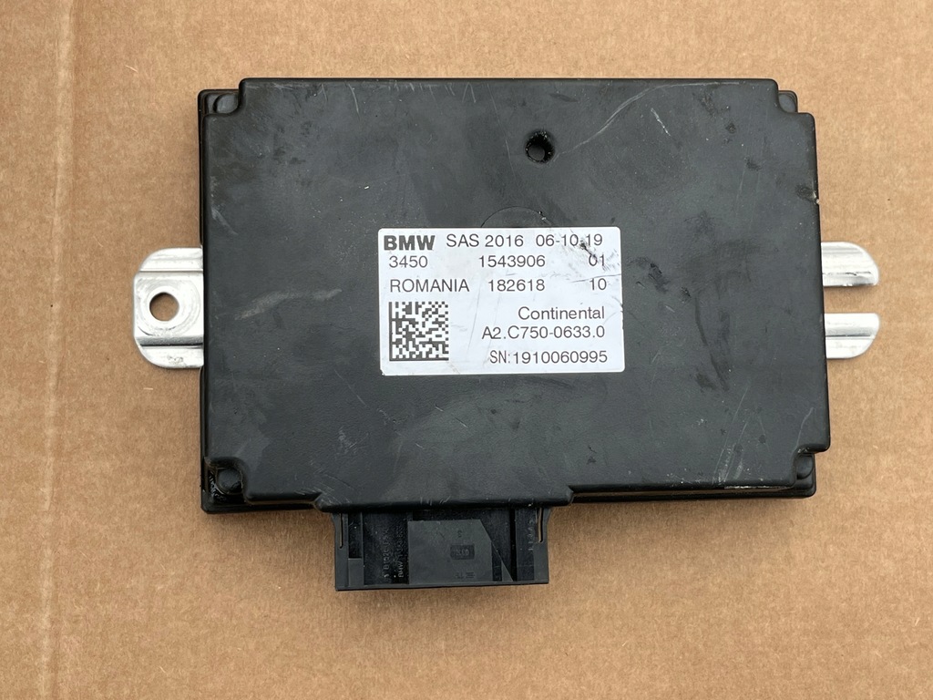 фото №1, Модуль, блок керування sas bmw 7 g11 1543906