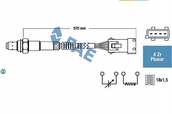 фото №1, Датчик лямбда-зонд [fae]