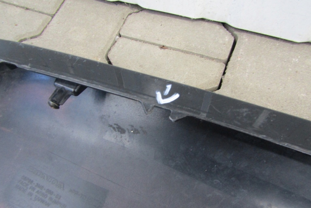 фото №10, Спойлер накладка бампер перед honda crv cr-v 5 19- lift aero