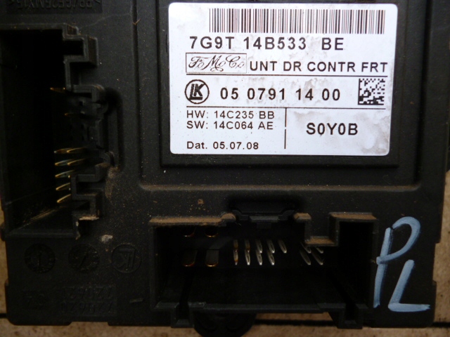 фото №1, Модуль двері перед 7g9t14b533 mondeo mk4 s-max
