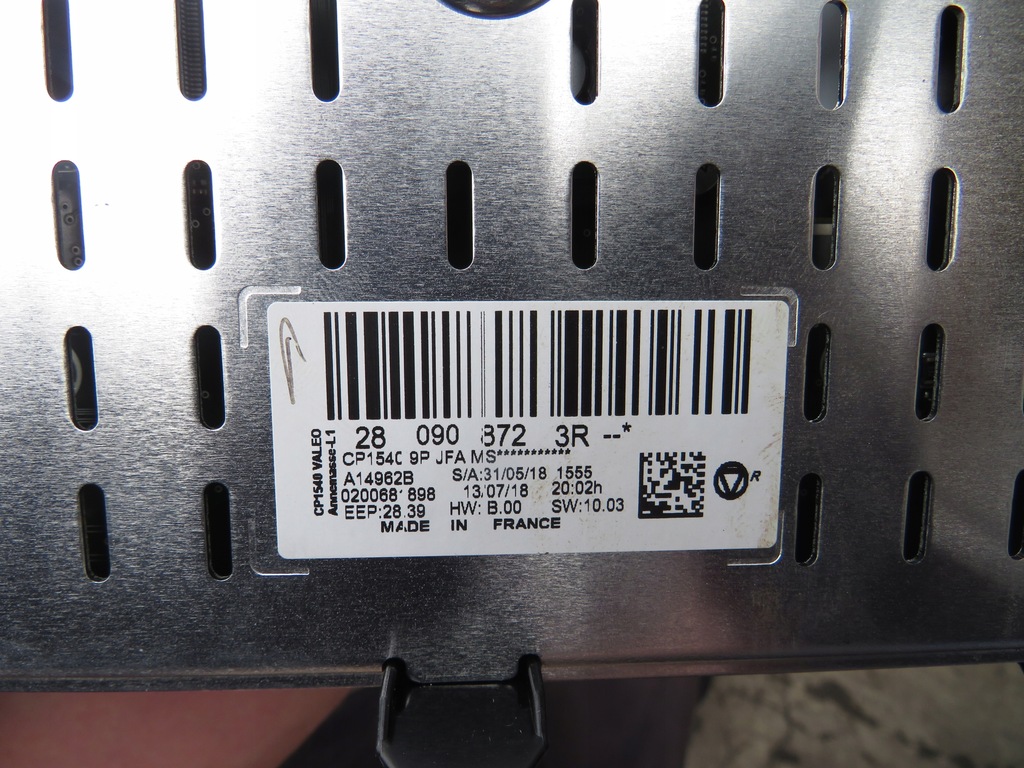 фото №2, Дисплей радио 280908723r renault espace 5 v