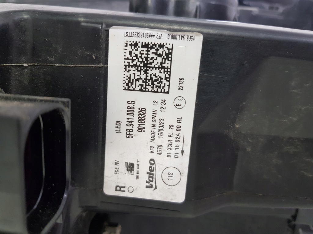 фото №12, 2 seat leon iv 20- лампа правый перед full led 5fb941008g europa