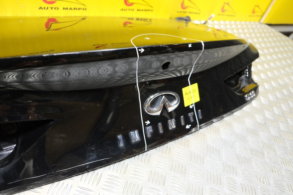 фото №9, Infiniti q60 2016- крышка багажника задняя задняя багажника usa