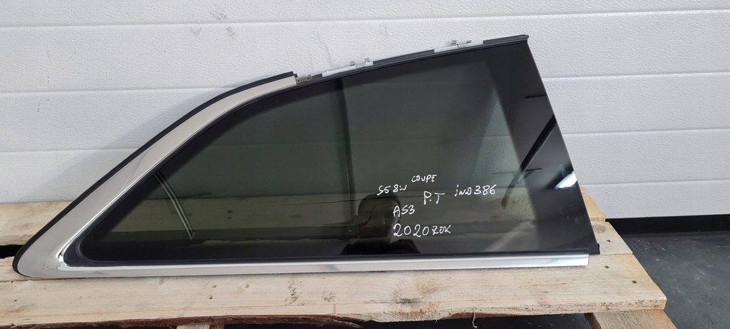 фото №1, S5 8w a5 coupe скло кузовна права задня хром as3 2020 20r 8w6845298