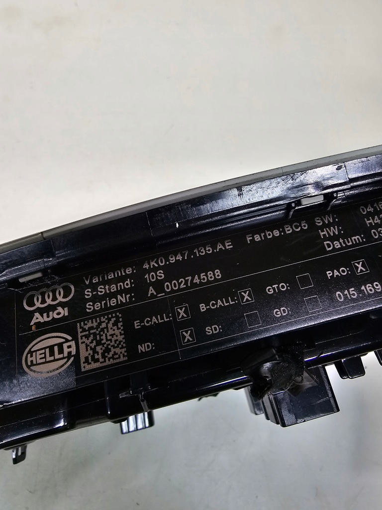 фото №6, Лампа освещение кабины audi a4 b9 a5 8w a6 c8 4k0947135ae