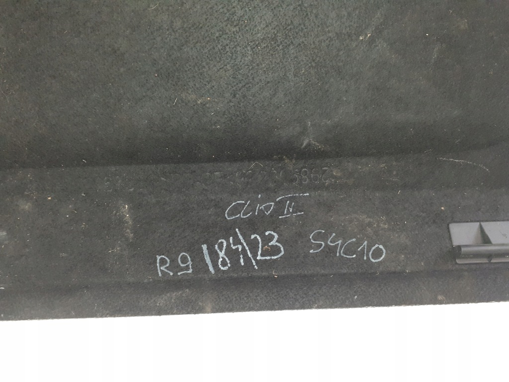 фото №5, Полиця багажника renault clio ii