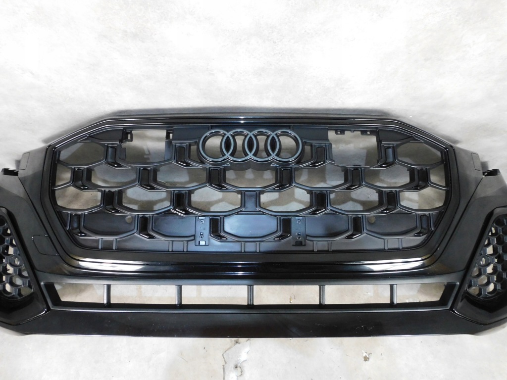 фото №10, Audi q8 4m8 lift s line sq8 бампер перед передний полный чёрный