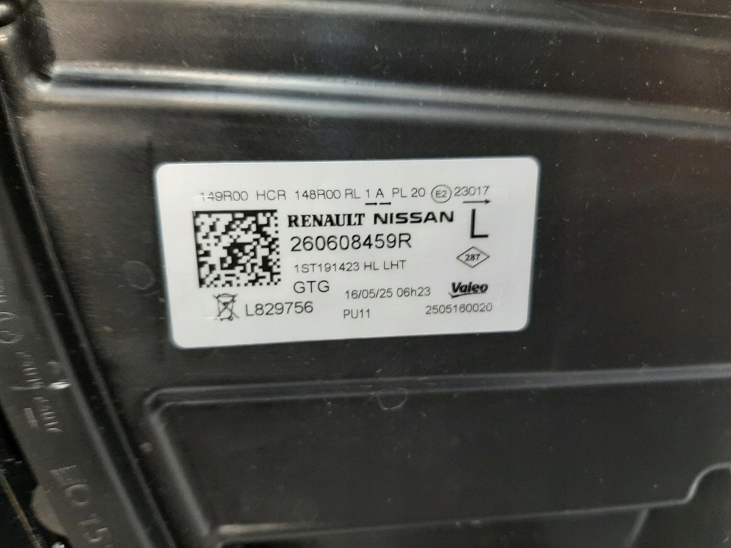 фото №12, Nissan interstar бампер решітка радіатора фара перед 260608459r 622541366r