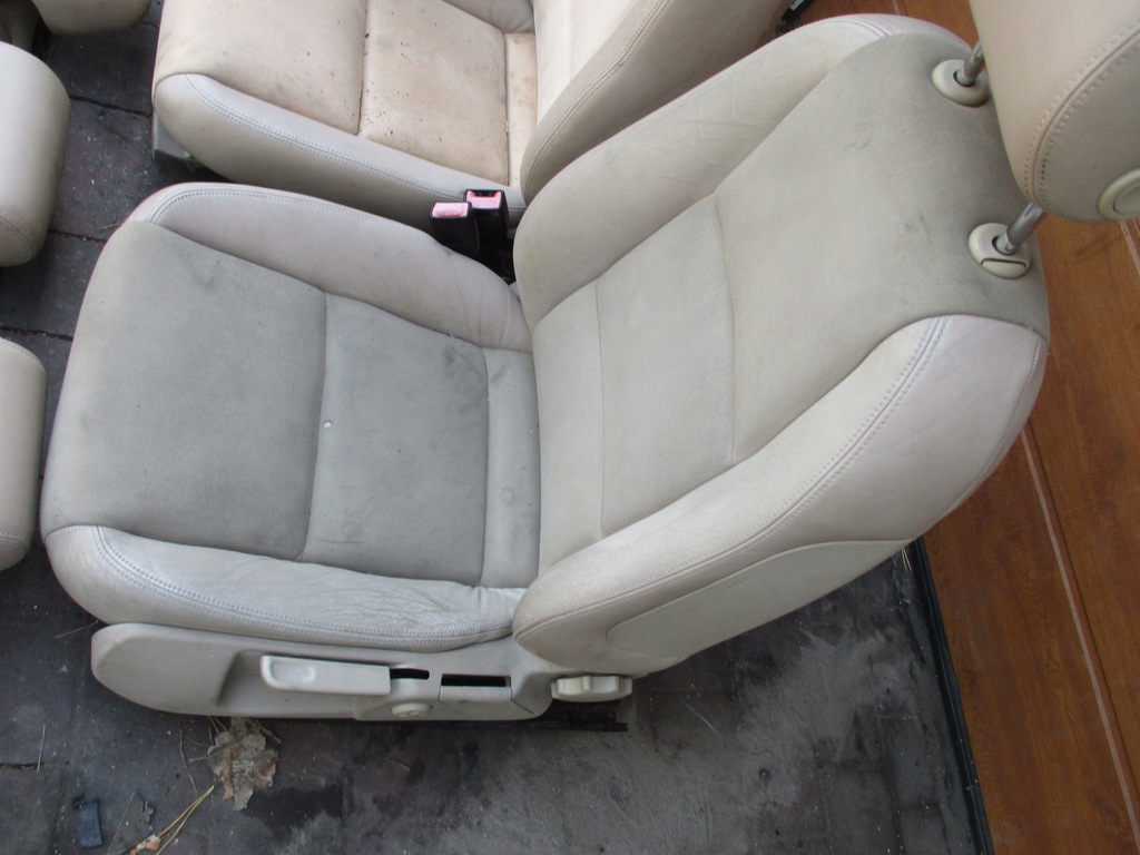 фото №4, Audi a4 b6 kombi сидіння лівий bose комплект шкіра