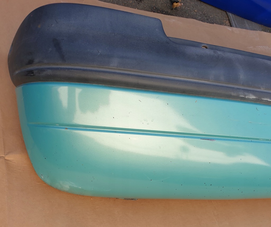 фото №3, Бампер задний renault twingo i зелёный оригинальный номер