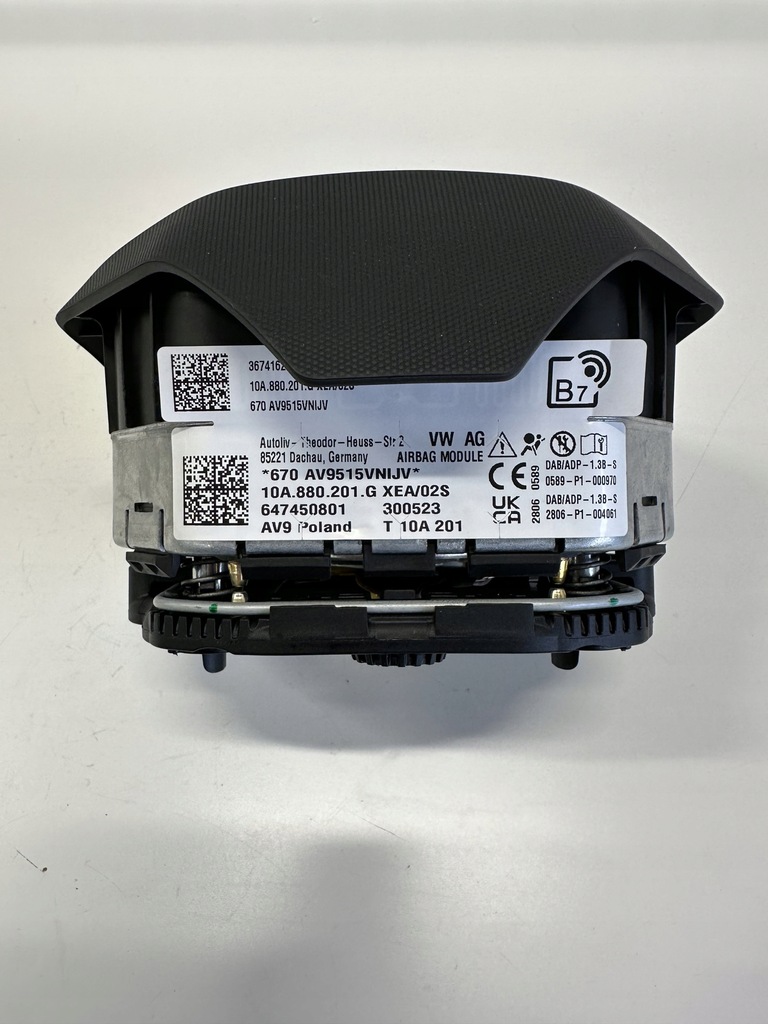 фото №6, !подушка безпеки 10a880201g 10a880201 подушка водія vw id3 id4!