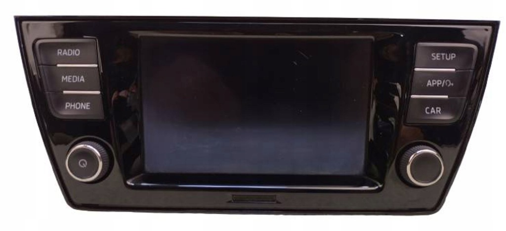 фото №1, Skoda fabia 2 iii lift 18-21 радио дисплей 6v0035871j