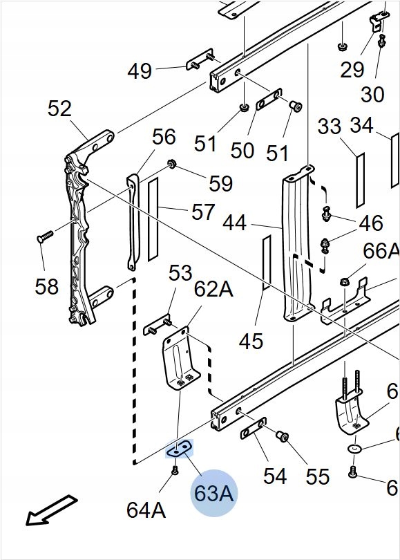 фото №4, Кронштейн кронштейн пластина підкладка scania ngs r s p g 2519915 b-b