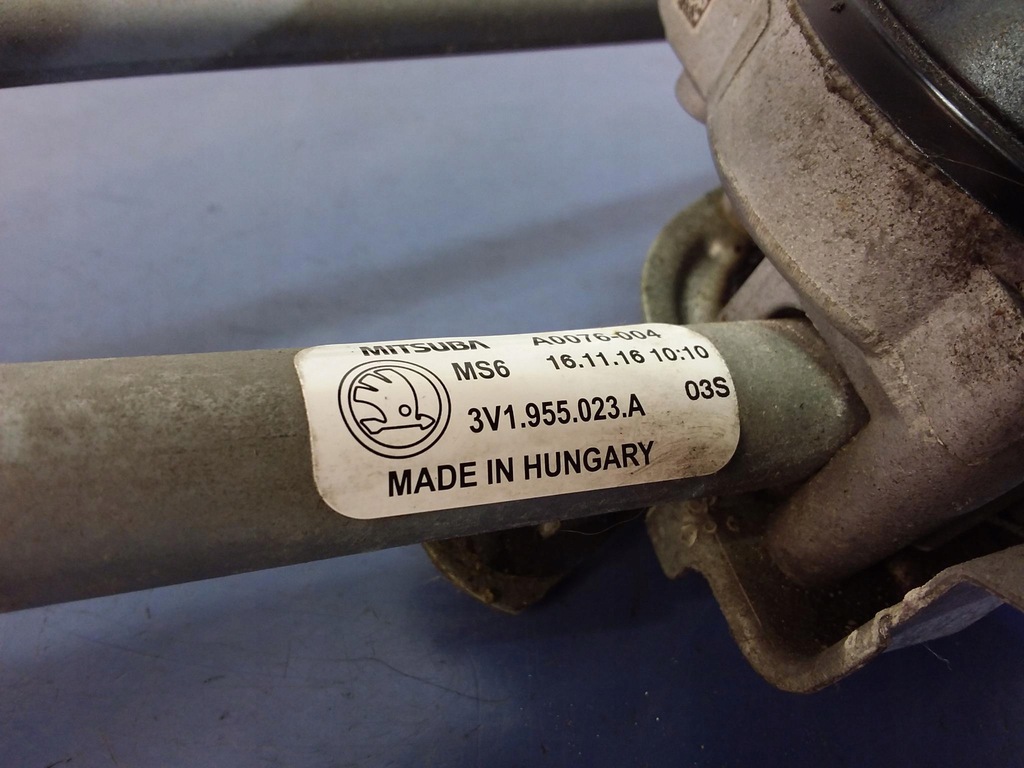 фото №4, Skoda superb iii механизм дворник перед