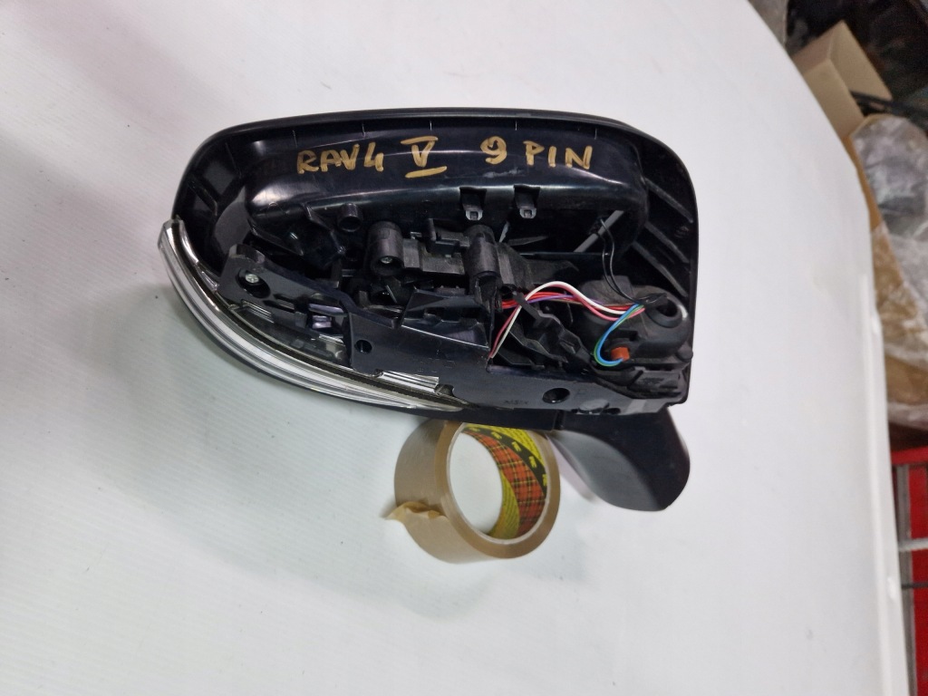 фото №3, Rav4 v 19 - дзеркало праве 9 pin