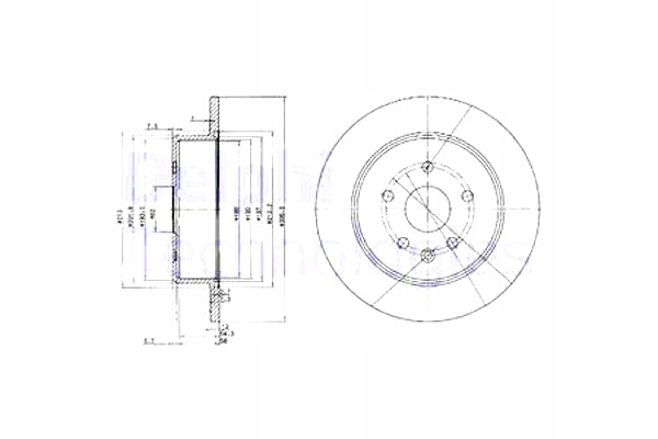 Купить Delphi bg3907 диск тормозная