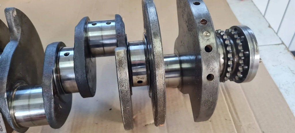 фото №15, S6 c7 4g lift wał коленчатый номинал 4.0 tfsi ctg r079e 079101cp 079cp s7 4g