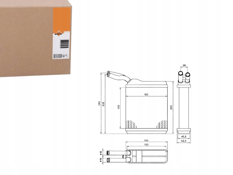 фото №1, Nrf отопитель opel frontera a nrf