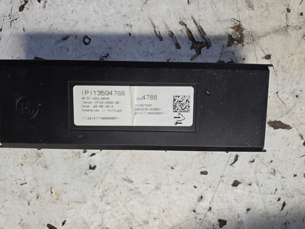 фото №1, Opel meriva b lift модуль обдув кондиционера 13594788