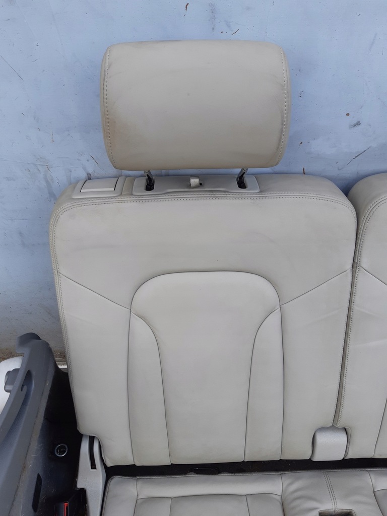 фото №7, Audi q7 4l сиденья iii 3 ряд обшивки кожа комплект