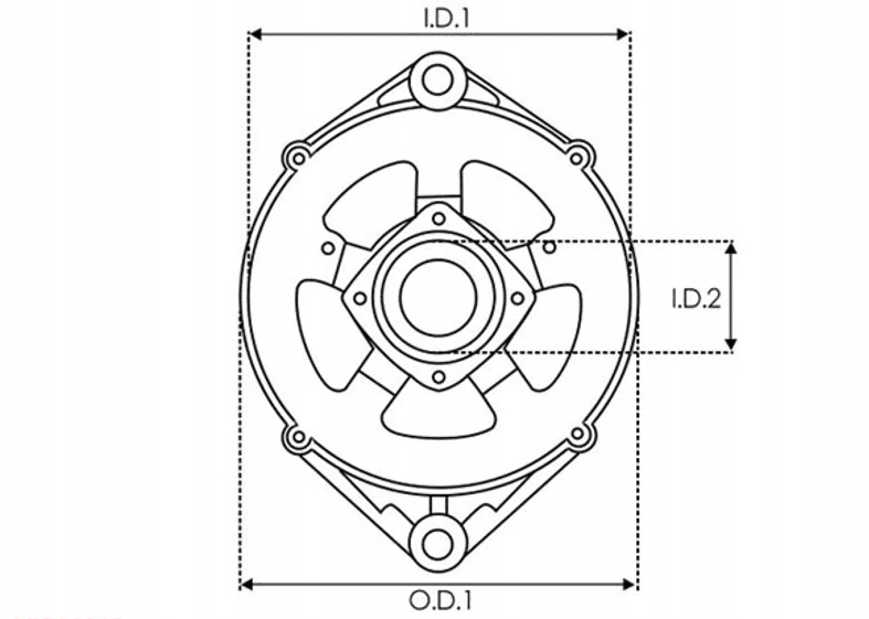 фото №16, Передние корпус генератора as-pl
