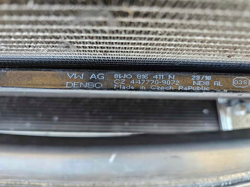 фото №13, Комплект радиатор вентиляторы pas передний балка усилитель audi rs5 f5 2.9