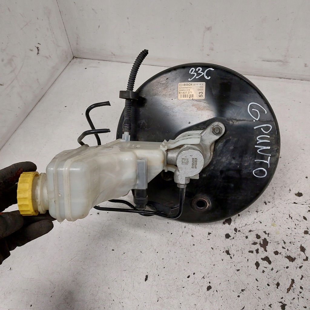 фото №12, Fiat grande punto підсилювач гальм гальмівні bosch 51837271 03095a1218 0204054153