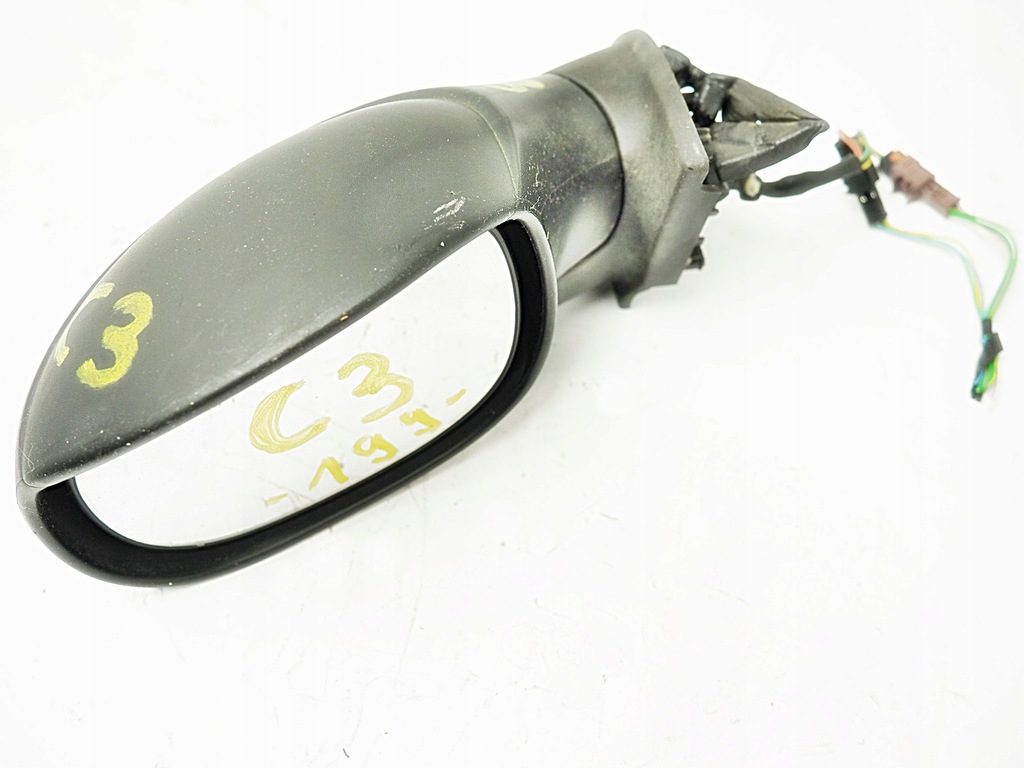 фото №1, Citroen c3 pluriel зеркало левая 2-разъёмы 7-pin