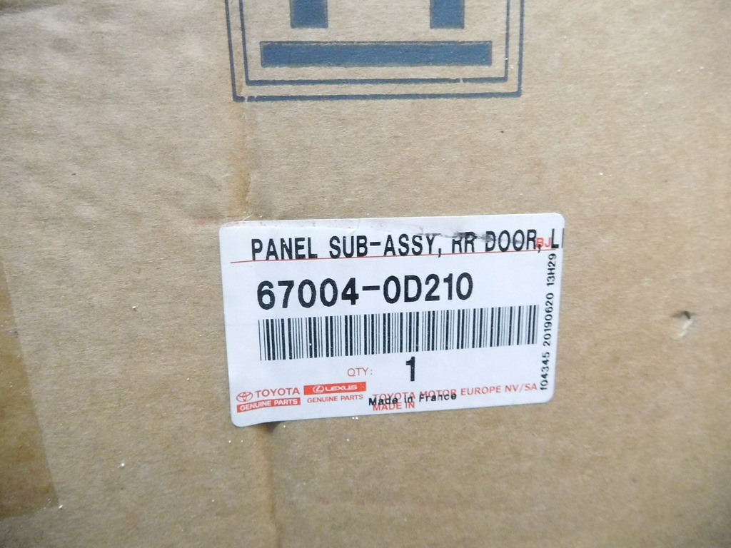фото №13, Дверь левый задняя toyota rav4 06-12 оригинальный номер 67004-0d210