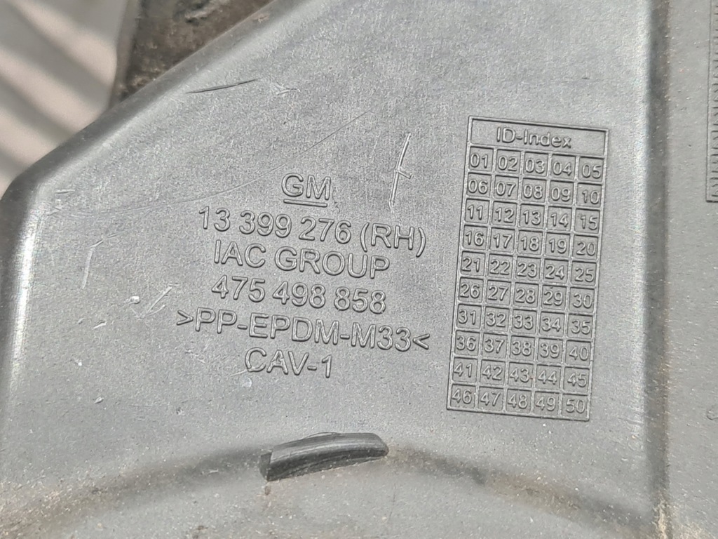 Правая решётка бампера противотуманная фара хром opel corsa e с Разборки