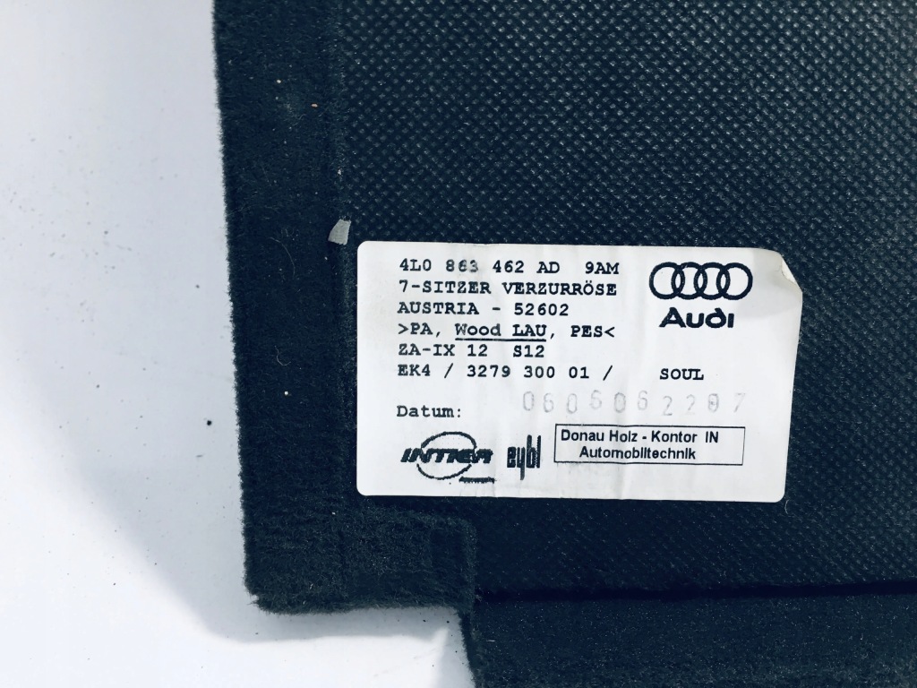 фото №3, Пол багажника audi q7 4l