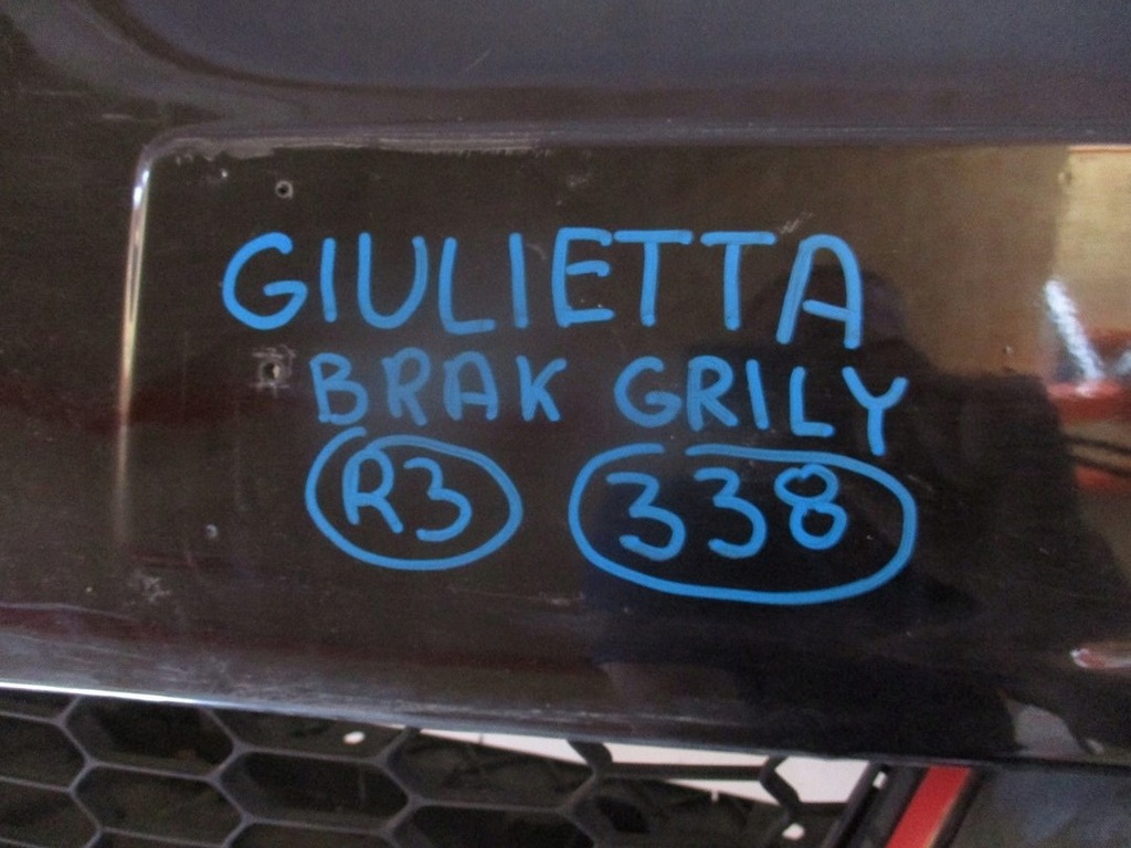 фото №6, Бампер передній alfa romeo giulietta відсутній решітка