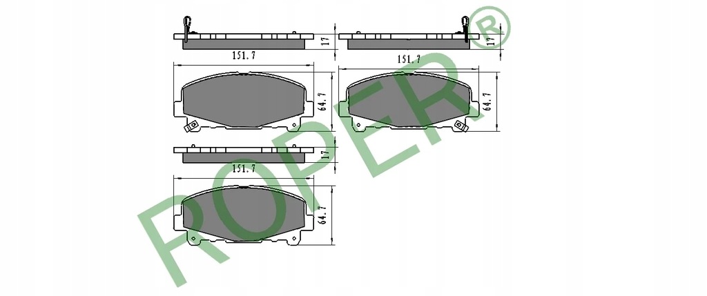 фото №1, Тормозные колодки перед acura tlx honda accord ix viii