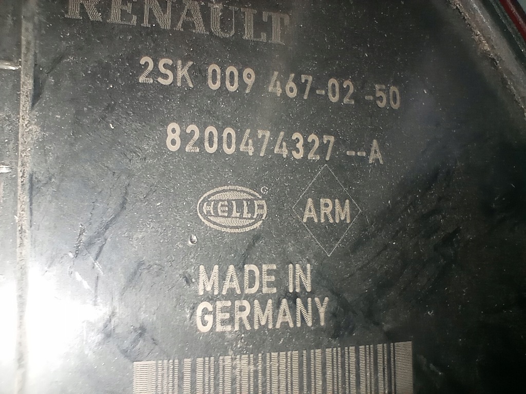 фото №9, Renault scenic ii лампа правий задня права 8200474327a europa