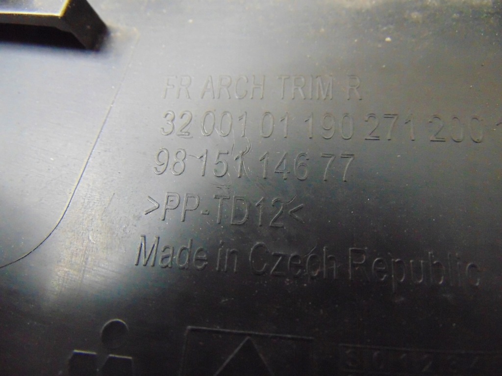 фото №15, Накладка крыла правая задняя citroen c3 iii 2016-