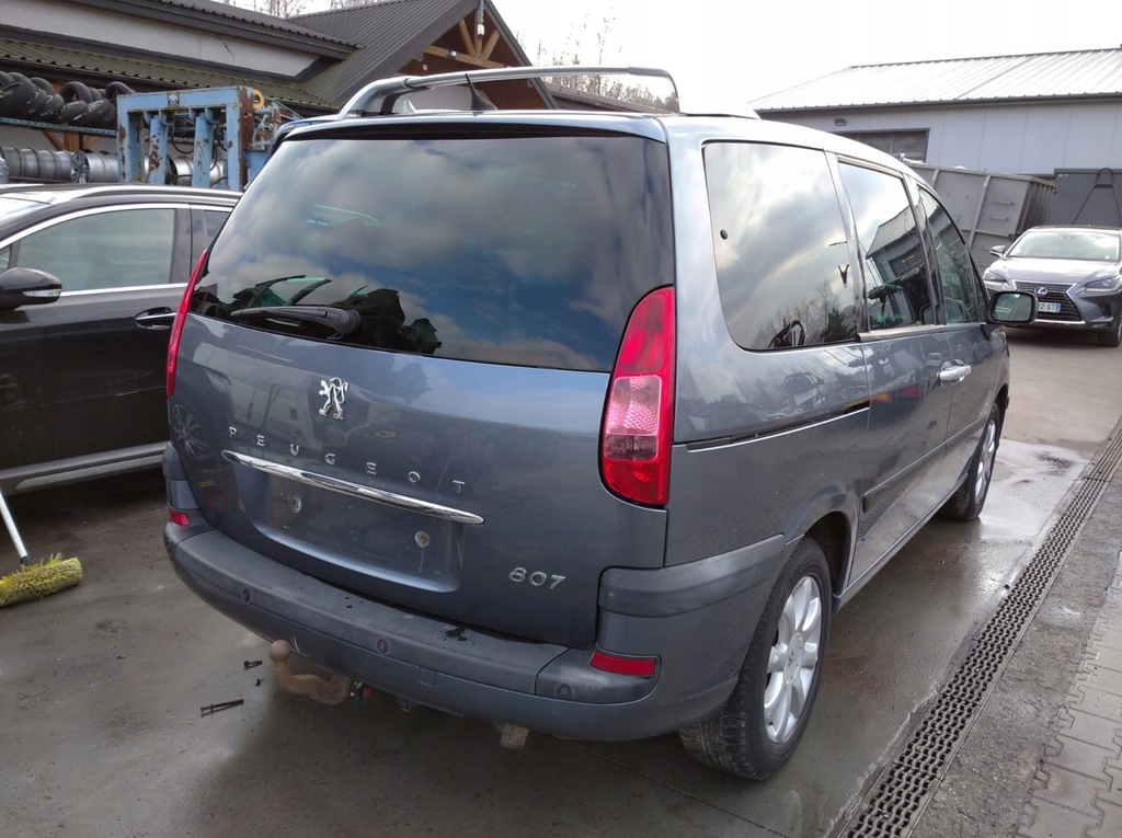 фото №10, Peugeot 807 eb 02- дверь левая перед передние серые ezw