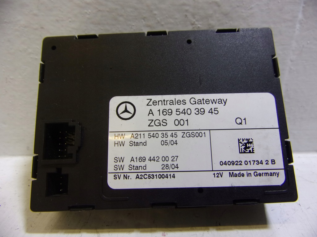 фото №1, Блок керування модуль замка центрального a klasa w 169 1695403945