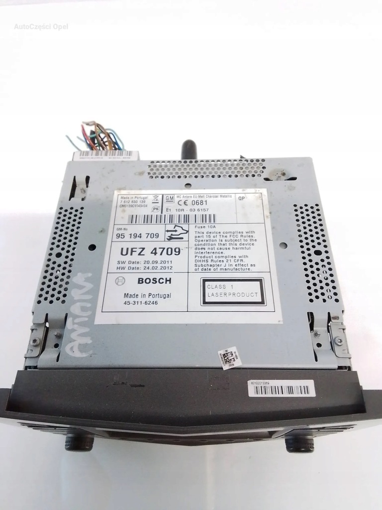 фото №2, Opel antara радіо cd gps bt touch&play touch & play 95194709