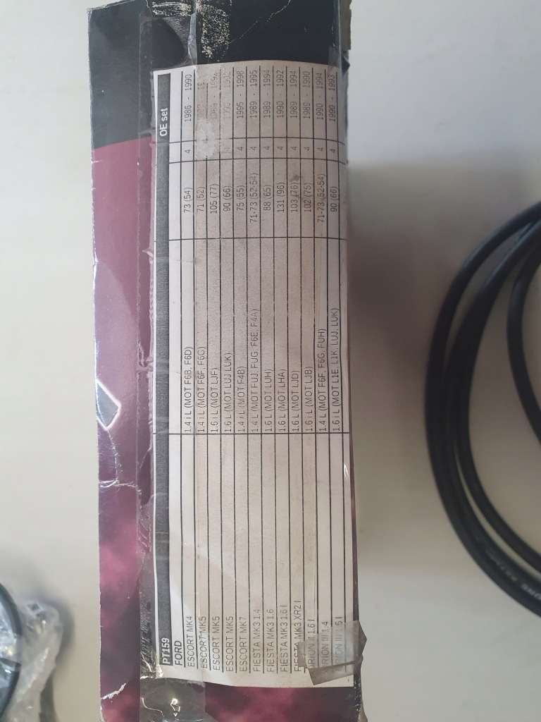 фото №4, Pt539 провода зажигания powertec ford escort mk7