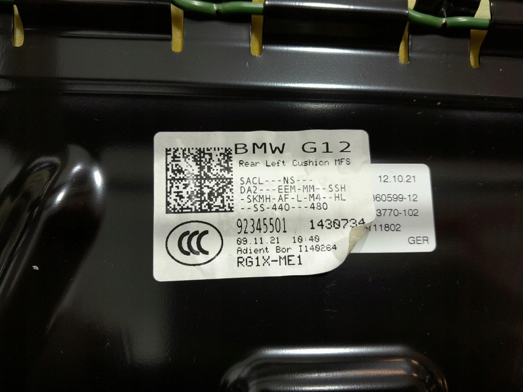 фото №8, Bmw 7 g12 lci сиденье комфорт задний сиденье левый nasw