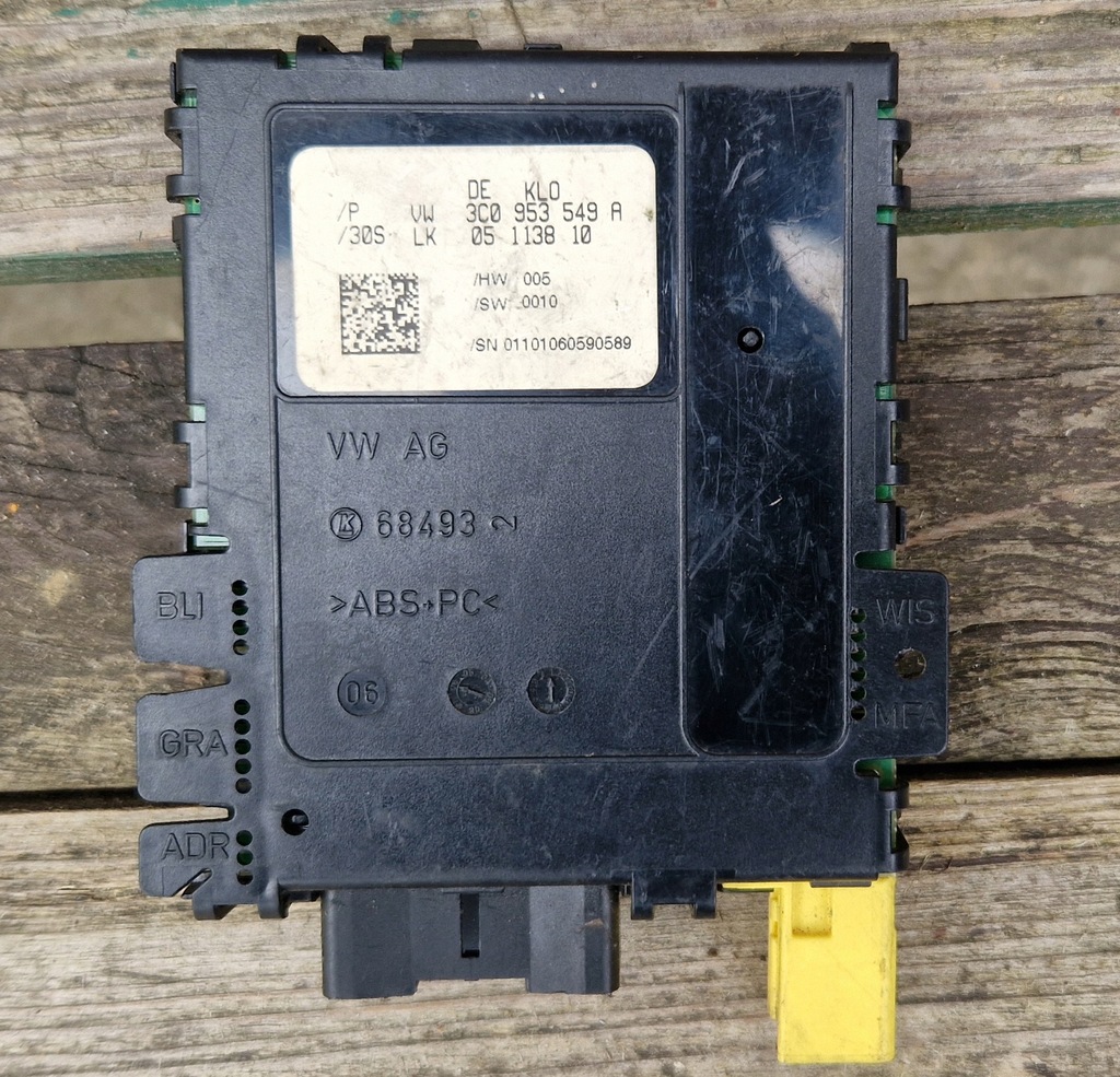 фото №1, Модуль поворота руля 3c0953549a passat b6