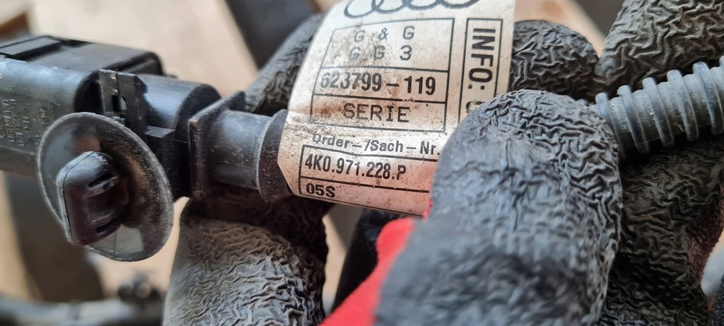 фото №8, A6 c8 4k жгут электропроводка стартер 2.0 tdi 4k0971228p a7 4k