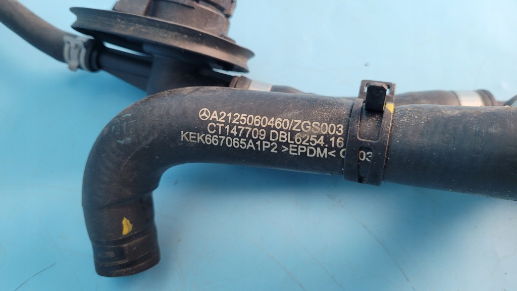 фото №6, Mercedes w218 cls 350 15r wąż шланг wody a2125063235 a2125060460