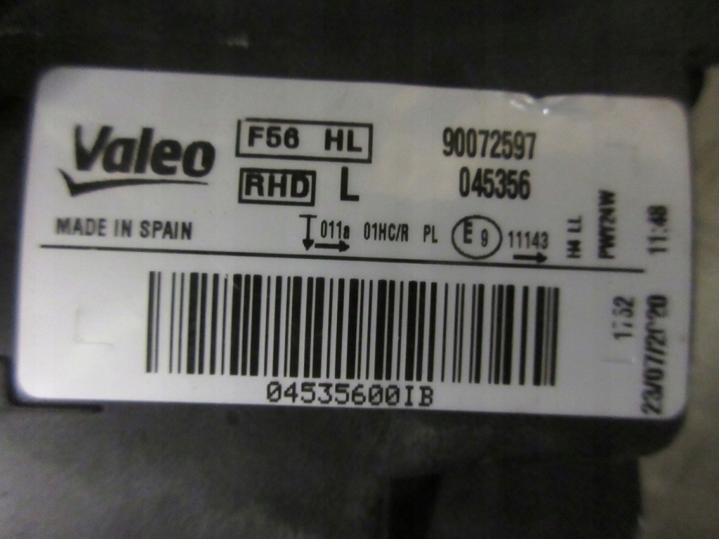 Лампа левая mini cooper f54 f55 f56 f57 оригинал Недорого