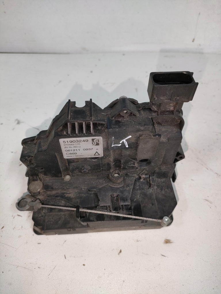 фото №1, Fiat grande punto evo 2012r 5d замок дверь левый задняя задний 51903249 6pin