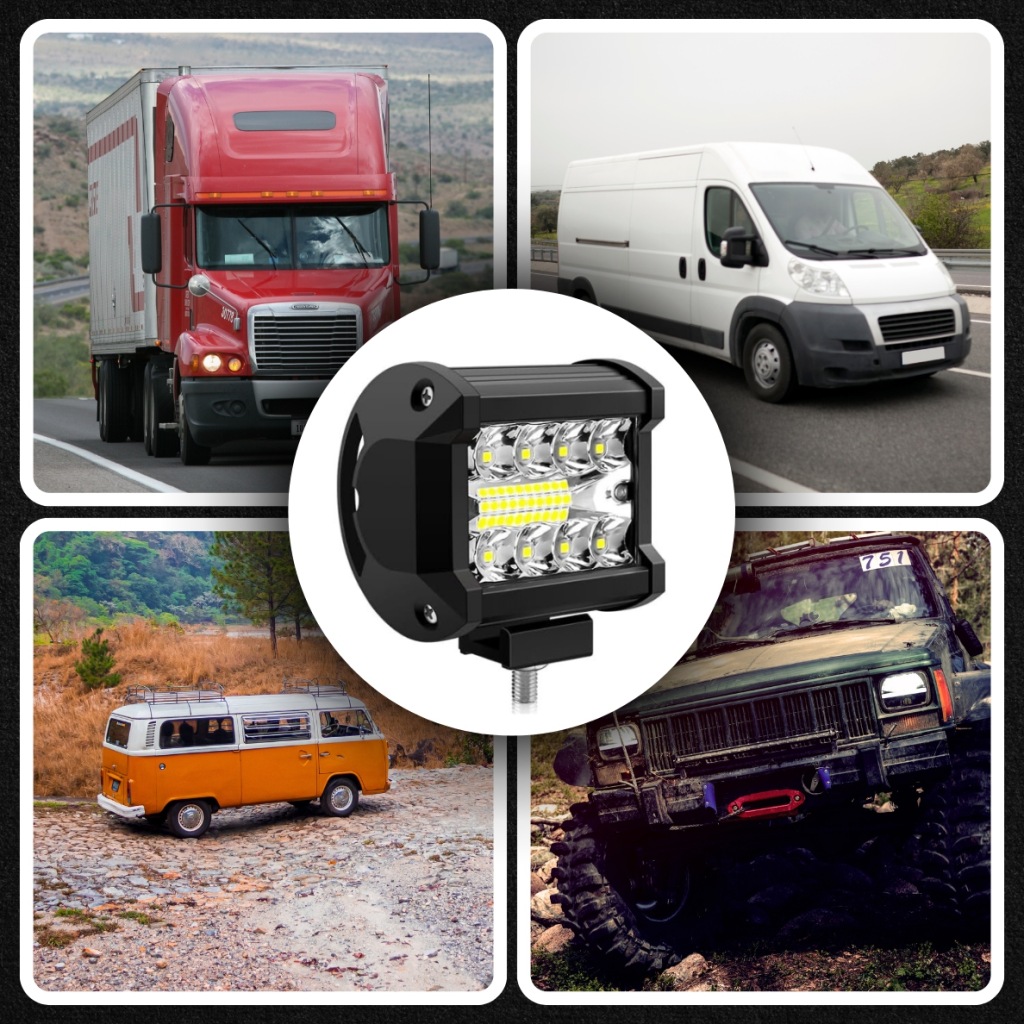 Лампа рабочая led 60w противотуманная фара прожектор фара автомобильный 12v 24v в Украине