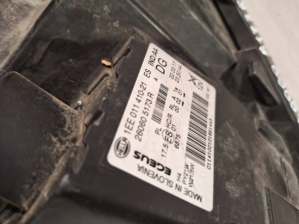 фото №11, Лампа перед ліва 260605173r renault trafic iii 14-